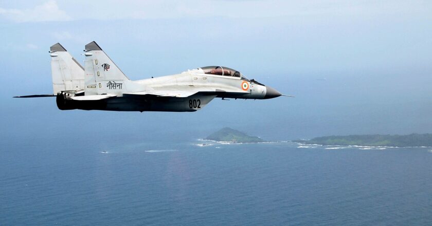 Indian Navy’s Mig-29K crashes off Goa during a sortie, Pilot safe